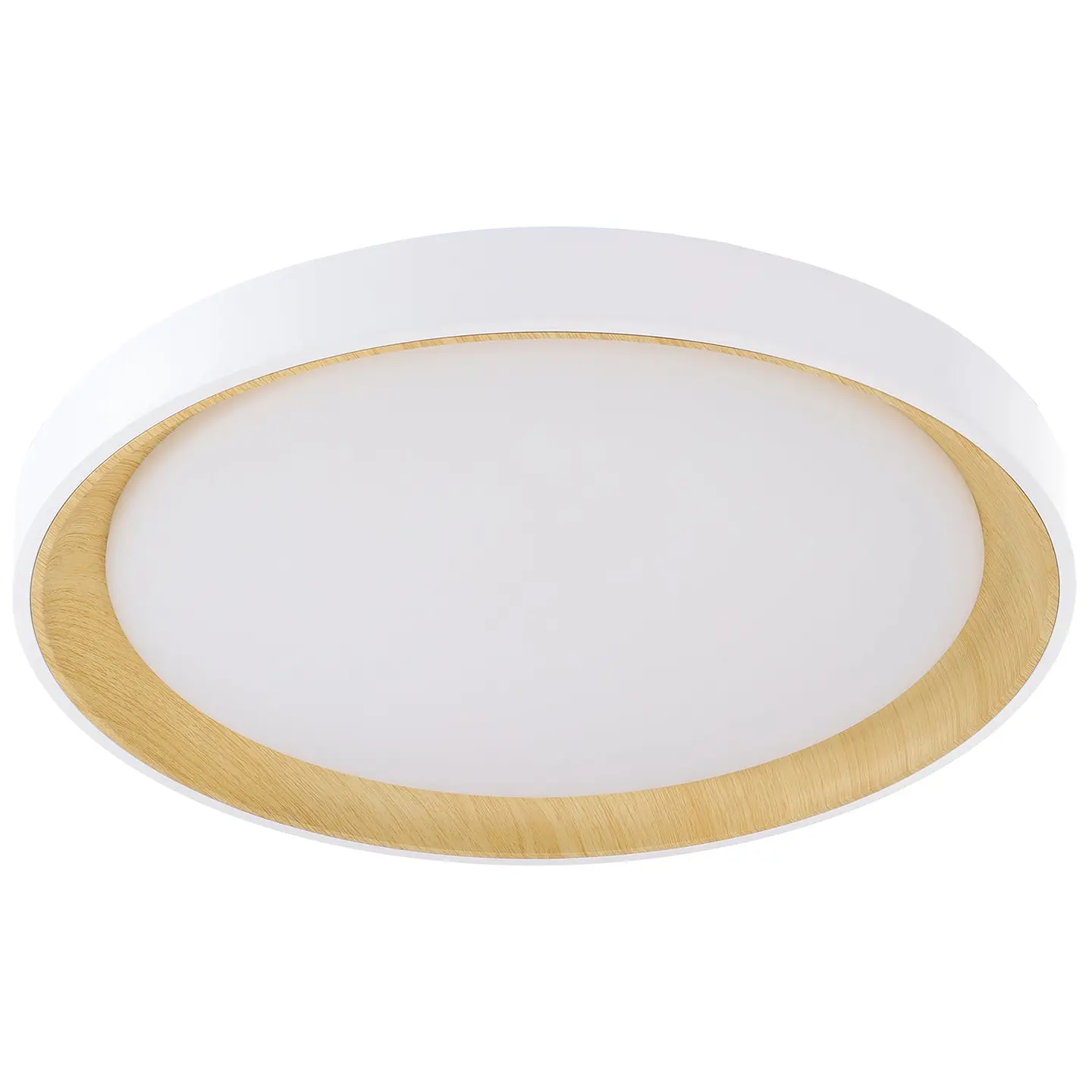 LuminÃ¡ria de teto LED decorativa 40W CCT 3000-6000ÂºK (tom de luz regulÃ¡vel) com controle remoto e acabamento branco 3