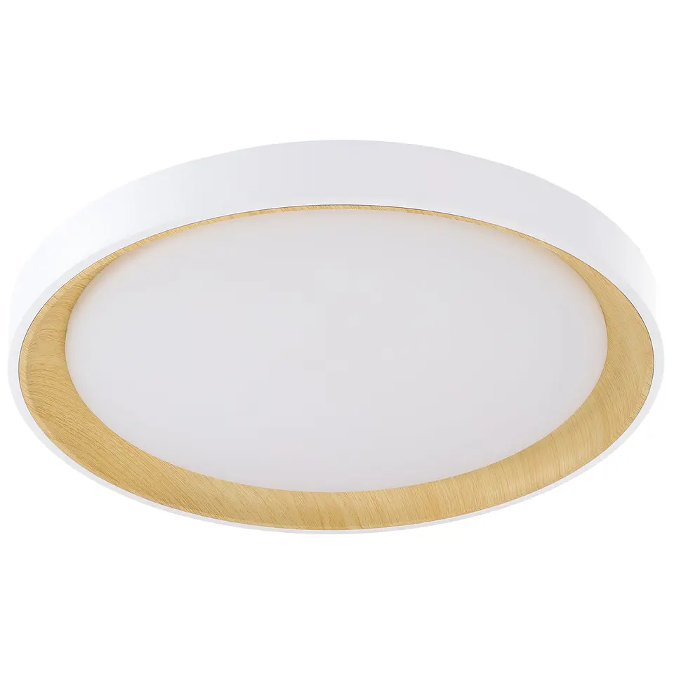 LuminÃ¡ria de teto LED decorativa 40W CCT 3000-6000ÂºK (tom de luz regulÃ¡vel) com controle remoto e acabamento branco 3