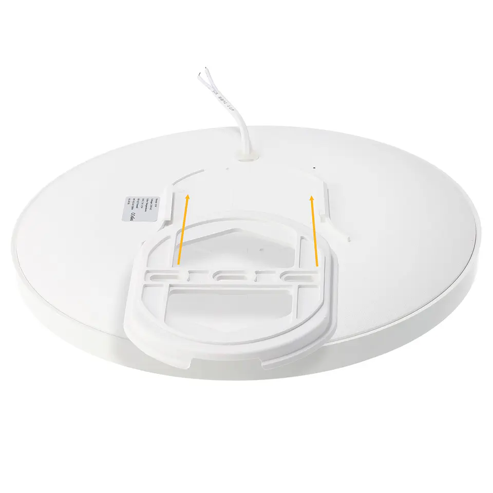 LuminÃ¡ria de teto LED para exterior 15W 1500Lm CCT (tom de luz regulÃ¡vel) 3000-4000-6500ÂºK IP65 Acabamento branco 3