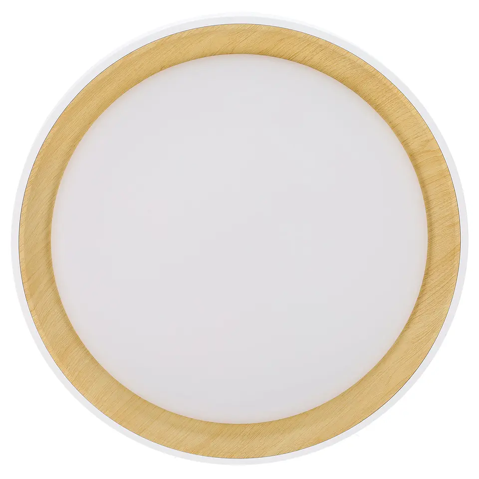 LuminÃ¡ria de teto LED decorativa 40W CCT 3000-6000ÂºK (tom de luz regulÃ¡vel) com controle remoto e acabamento branco 5
