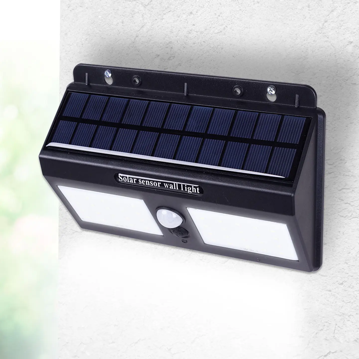 Aplique LED 6000ÂºK Sensor Solar IP65 40.000H [HO-SW8019-PIR] 1