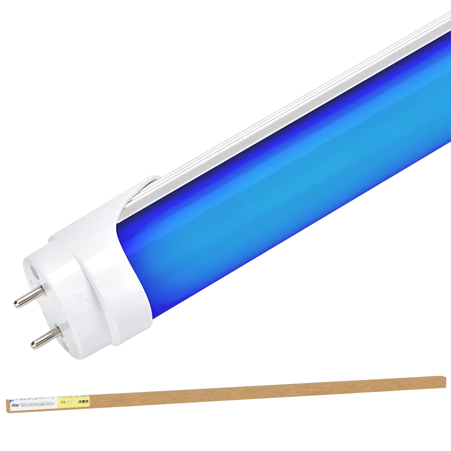 Tubo LED T8 18W 1.500Lm 120Cm Difusor Opala - Azul 40.000H [BX3-T8-1200-18W-BO] 1