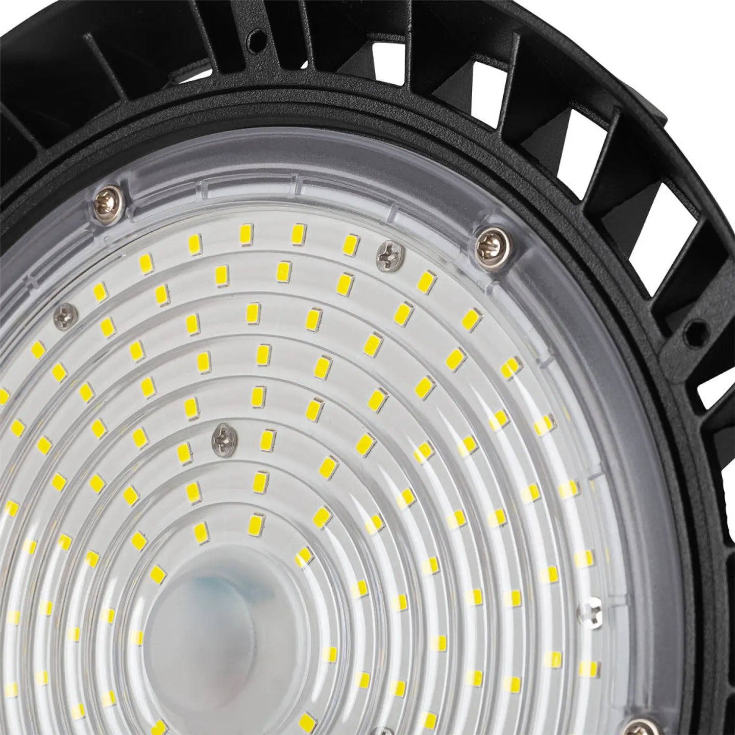 Campainha LED 100W (72W-96W-120W) 18000Lm Driver Lifud RegulÃ¡vel 1-10V Chip Philips CW 6000ÂºK 90Âº 3