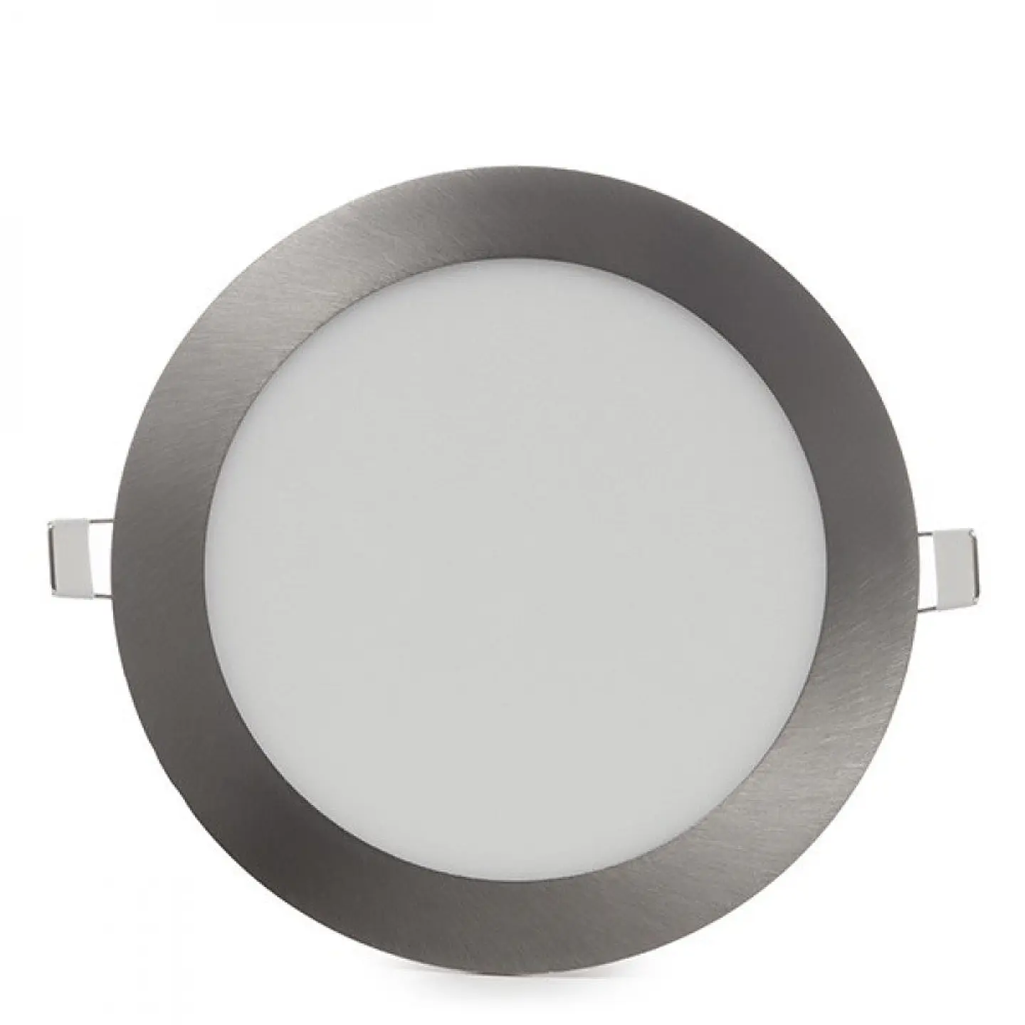 Painel LED 18W 1800Lm 6000ÂºK Circular NÃ­quel Acetinado 50.000H [GL-CL-R18N-CW] 3