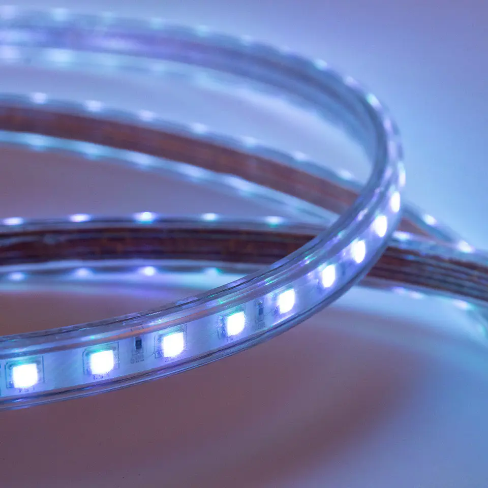 Faixa de 60 LEDs/M 10W SMD5050 220VAC IP65 RGB x1M 40.000H [HO-220-60-50-RGB] 3