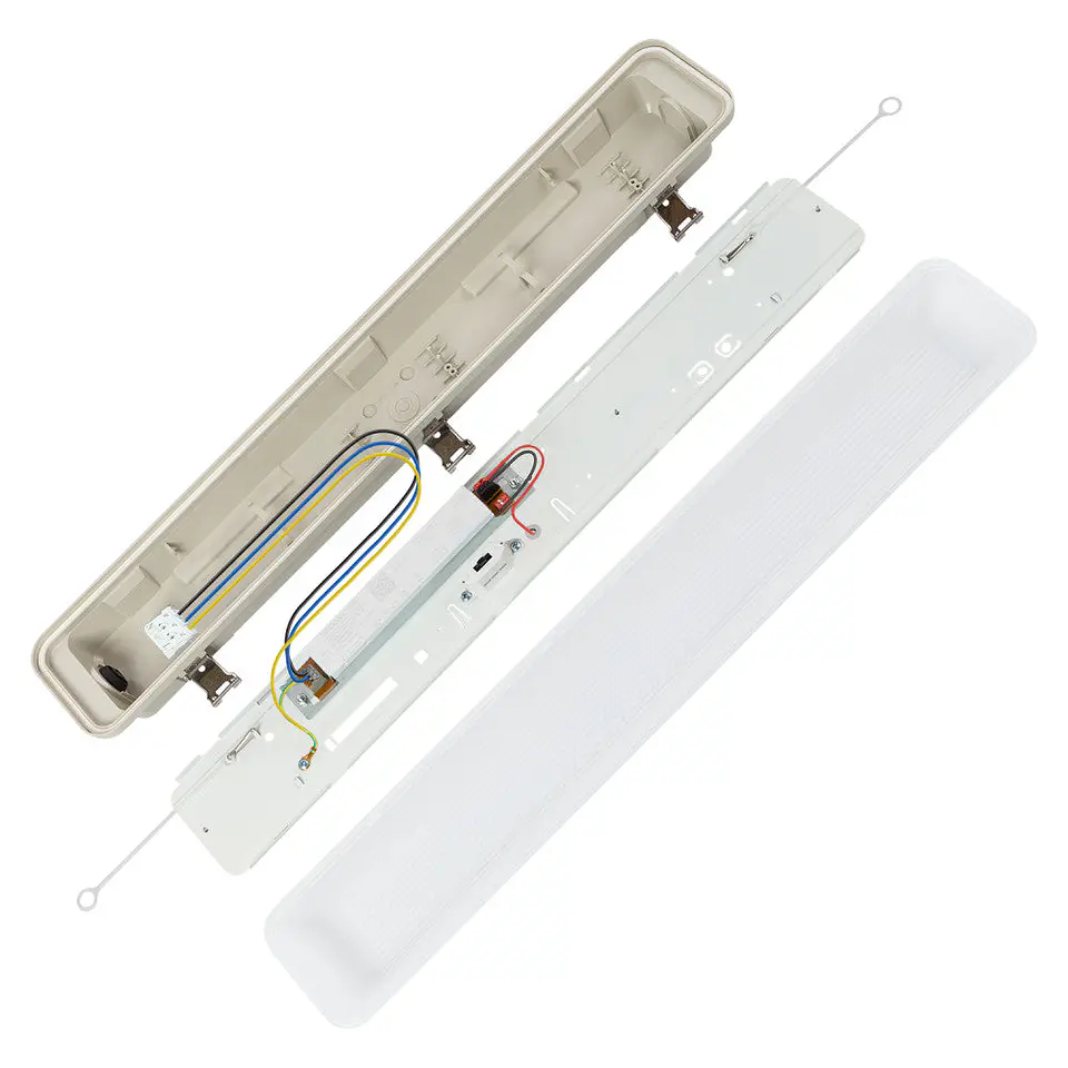 Equipamento LED ImpermeÃ¡vel de 60W com 7200Lm IP65 CCT (Tom de Luz RegulÃ¡vel) 3000-6500ÂºK 110Âº TridÃ³nico Sem CintilaÃ§Ã£ 8