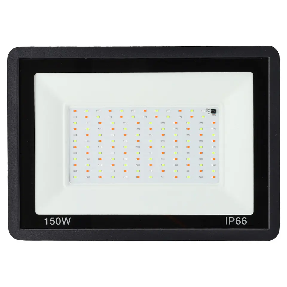 Holofote LED RGBW com controle remoto 150W [HO-ICRGBFL-150W] 2
