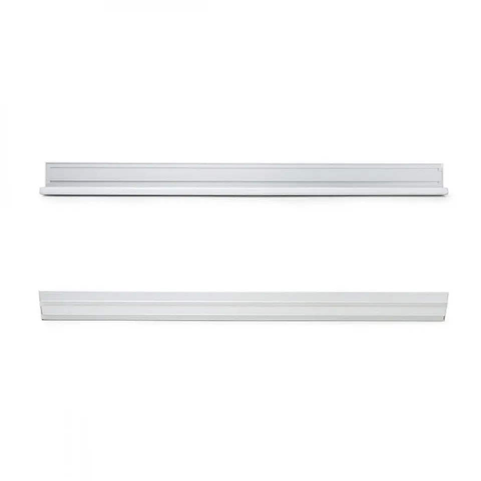 Perfil IluminaÃ§Ã£o Escadas - Borrachas Antiderrapantes - DifusorÂ Leitoso X 1M 5