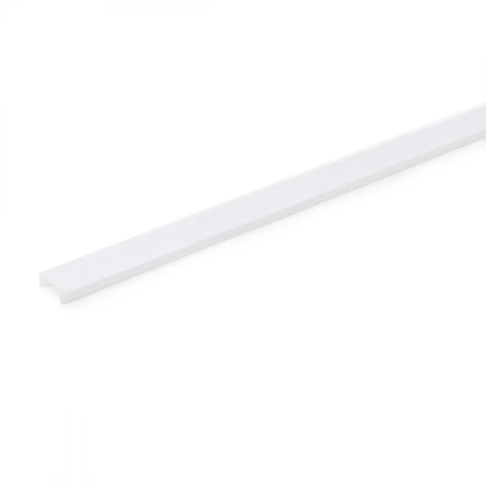 Perfil IluminaÃ§Ã£o Escadas - Borrachas Antiderrapantes - DifusorÂ Leitoso X 1M 7