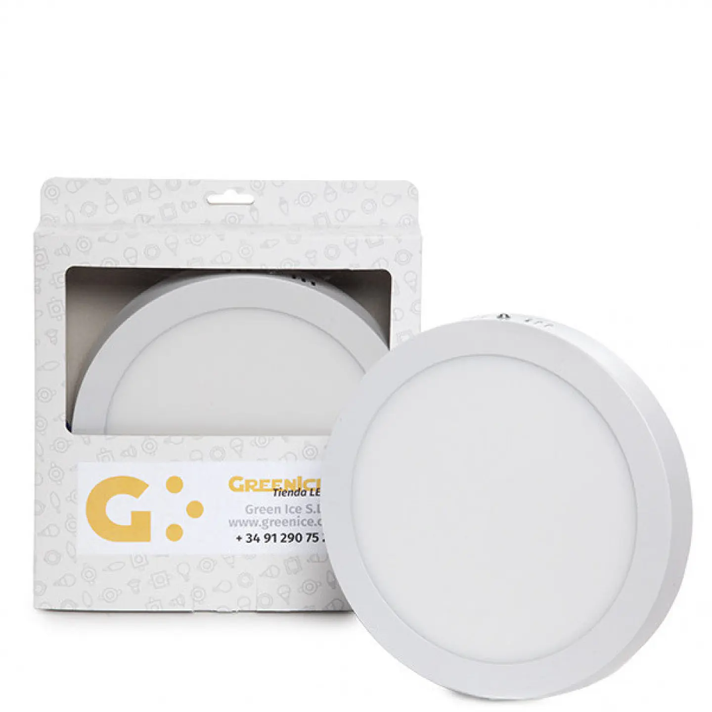 Plafon LED 18W 1190Lm 4200ÂºK Circular Caso Personalizado 40.000H [JL-JM18WR-W-EP01] 1