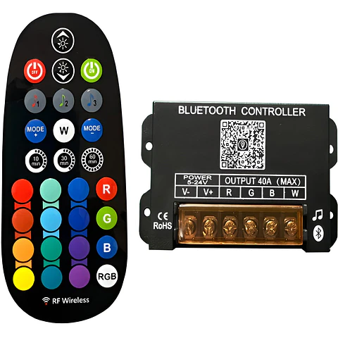 Controlador musical LED Bluetooth App RF 29 teclas [HLP-YS-BLE-RGBW]