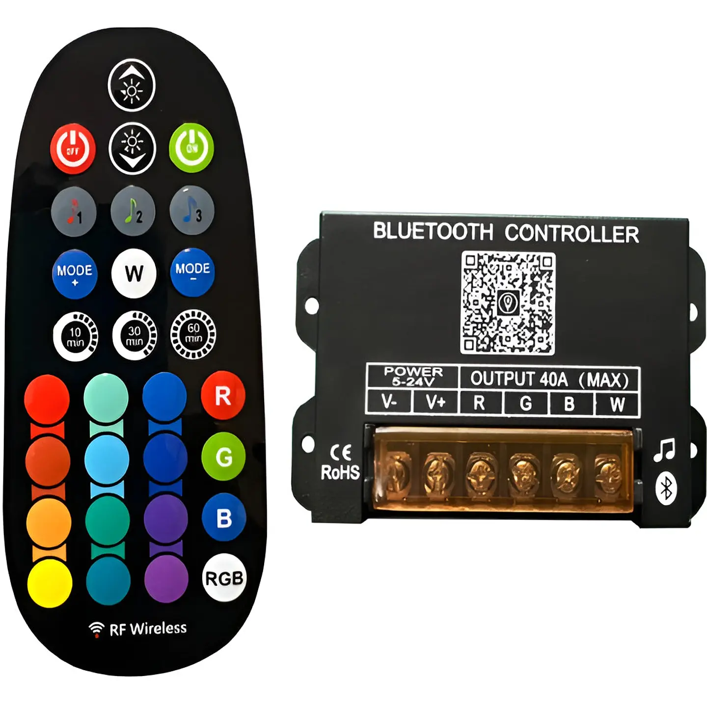Controlador musical LED Bluetooth App RF 29 teclas [HLP-YS-BLE-RGBW] 1