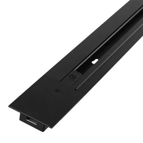 Calha Embutida Monofasico para Focos LED 2M Preto [HO-218000CARRIL-N-2M-EM]