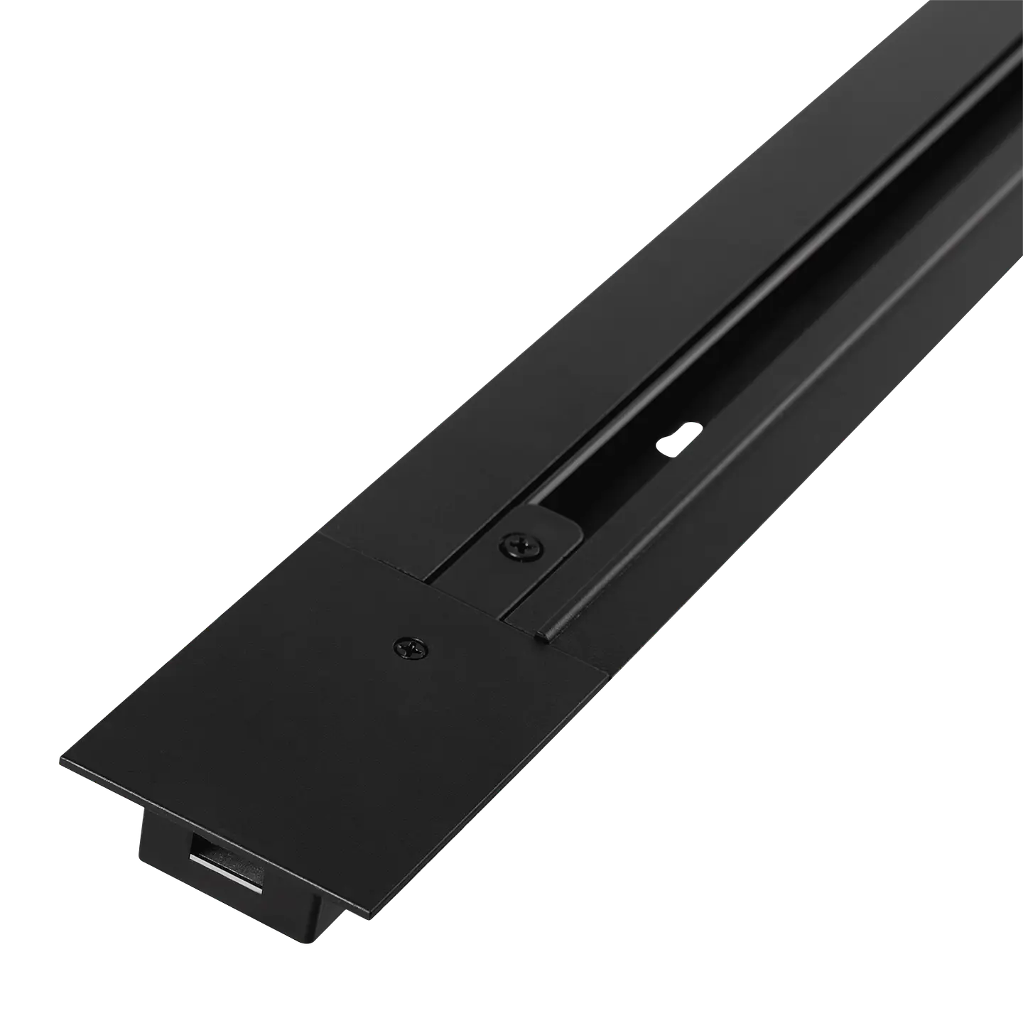 Calha Embutida Monofasico para Focos LED 2M Preto [HO-218000CARRIL-N-2M-EM] 1