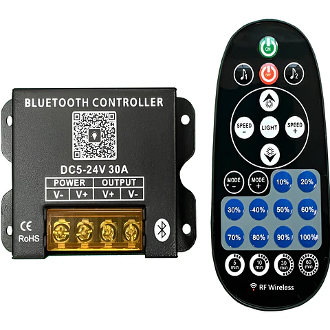 Aplicativo Bluetooth RF LED Dimmer 25 teclas [HLP-YS-BLE-RFT30]