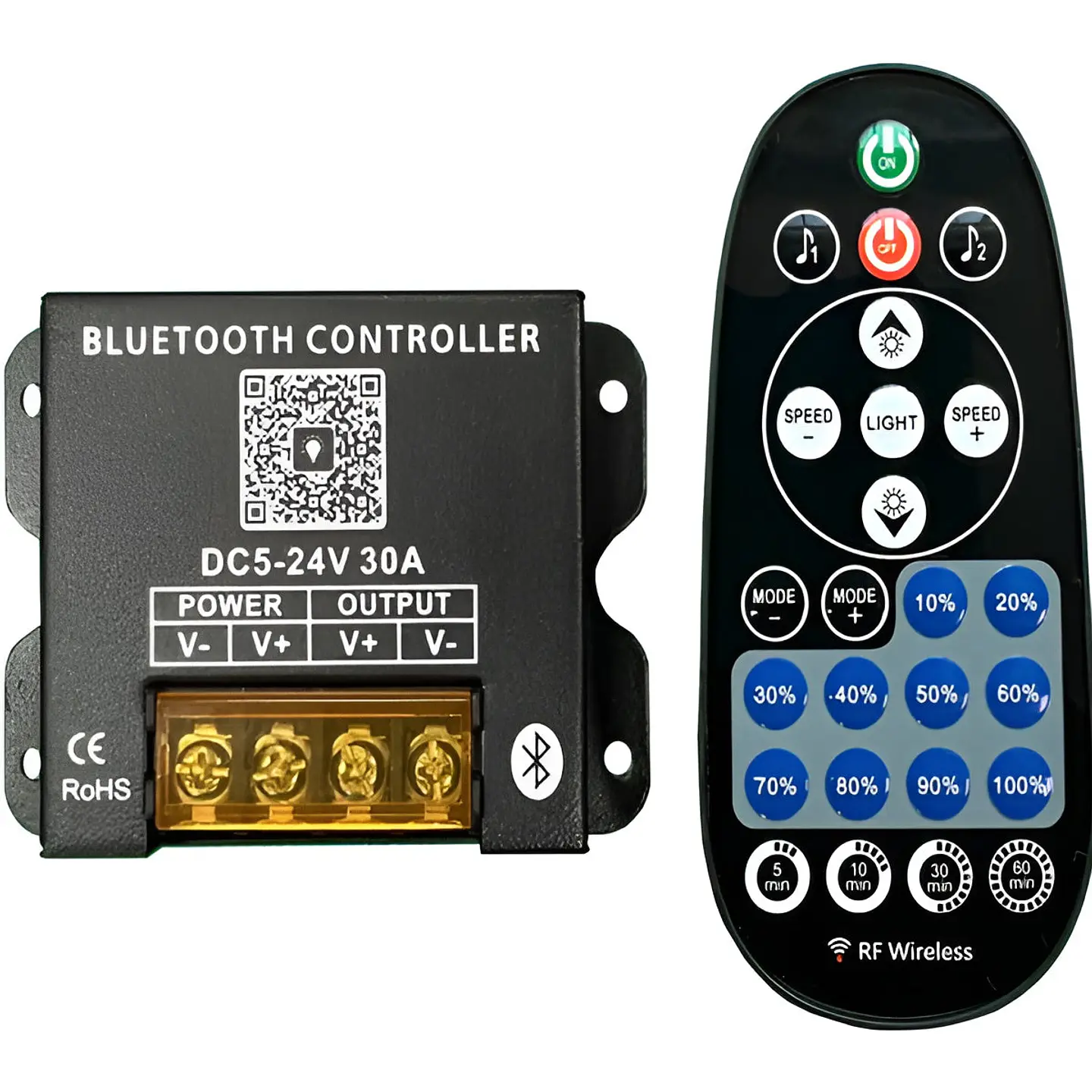 Aplicativo Bluetooth RF LED Dimmer 25 teclas [HLP-YS-BLE-RFT30] 1