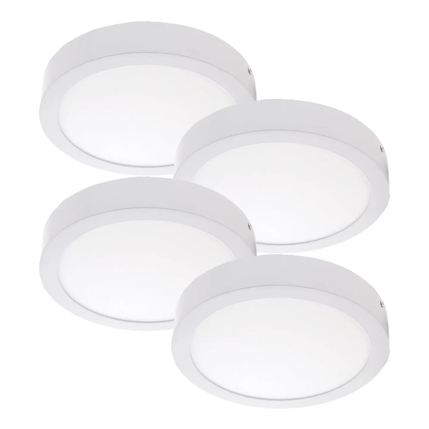 Pacote de 4 luzes de teto LED 20W 2000Lm 4200ÂºK SuperfÃ­cie 40.000H [HO-2029P4-W] 2