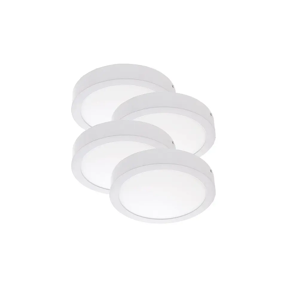 Pacote de 4 plafons LED 12W 930Lm 6000ÂºK SuperfÃ­cie 40.000H [GR-MZMD01-12W-CW-PK4-AP] 3