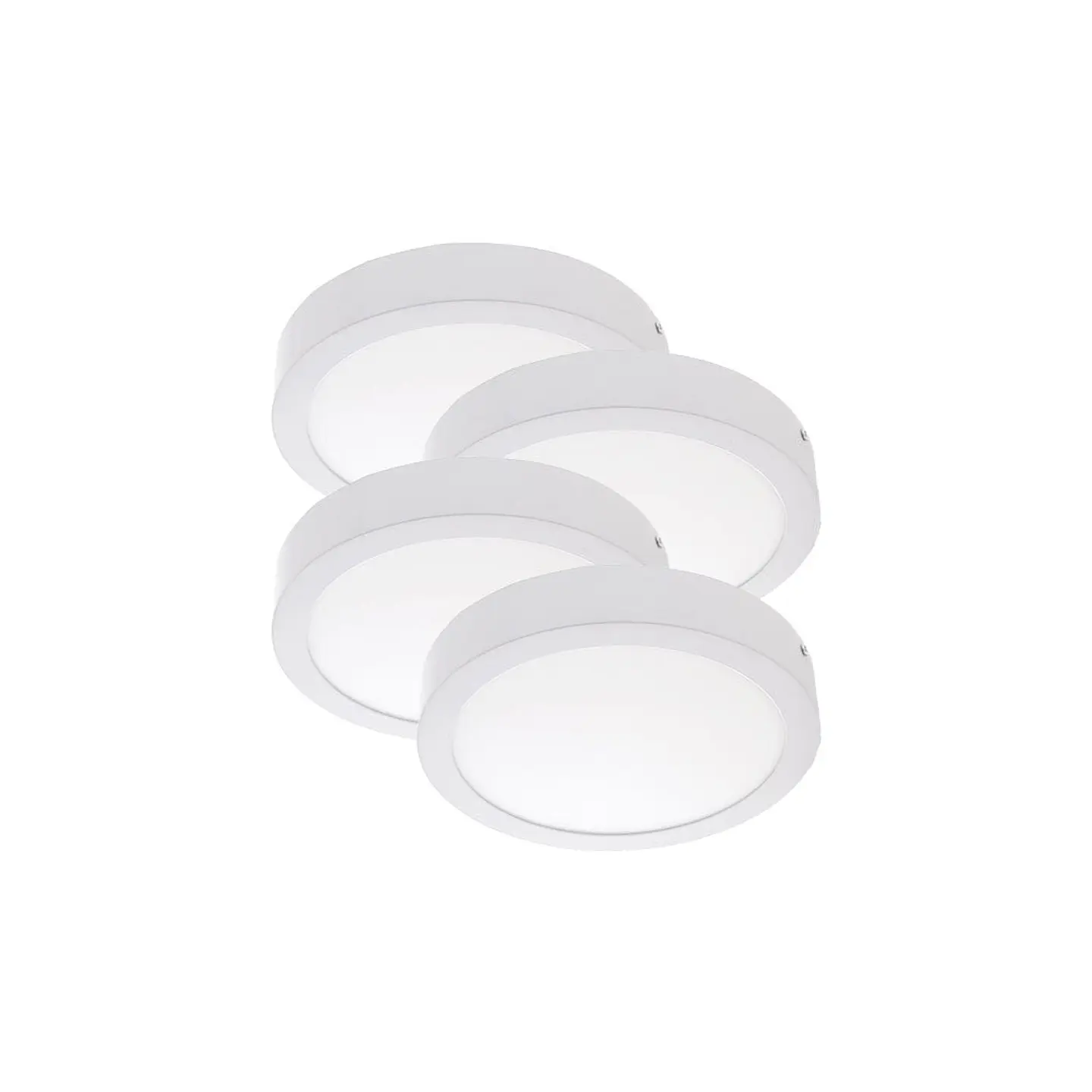 Pack de 4 plafons LED 12W 930Lm 4200ÂºK SuperfÃ­cie 40.000H [GR-MZMD01-12W-W-PK4-AP] 3
