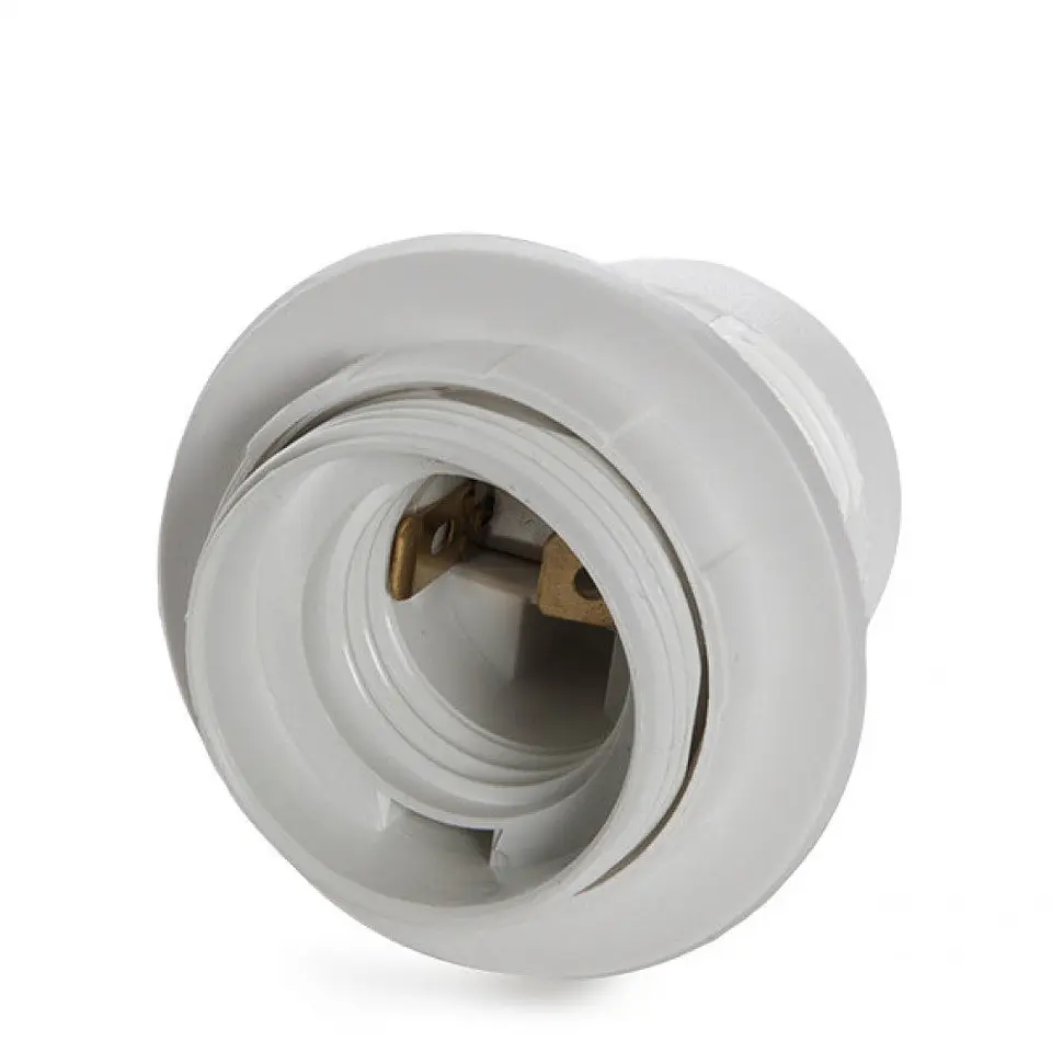Suporte de Lampada E27 Branco 1