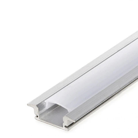 Perfil Aluminio Para A Tira LED Led - Difusor Leitoso Rl-A1708 X 2M
