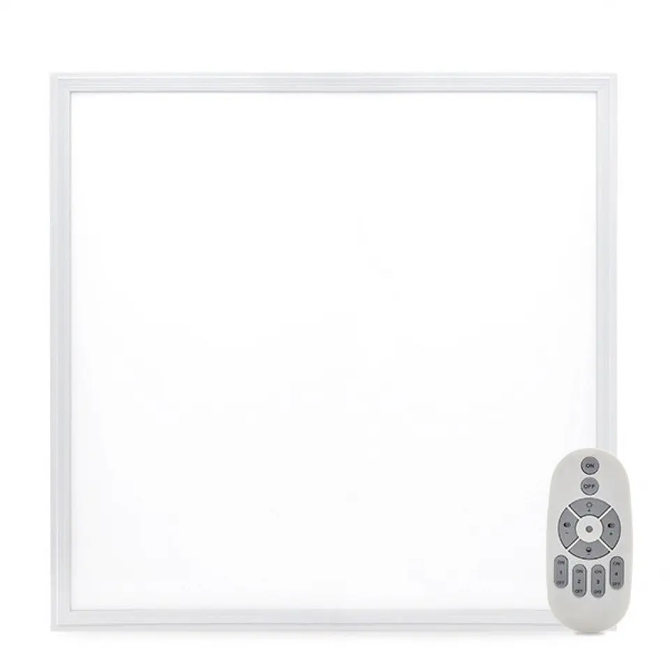 Painel LED Superslim 36W 3600Lm 60x60Cm Controle Remoto Moldura Branca (Intensidade-Cct) 40.000H [HO-PANMB59559536W-RC] 1