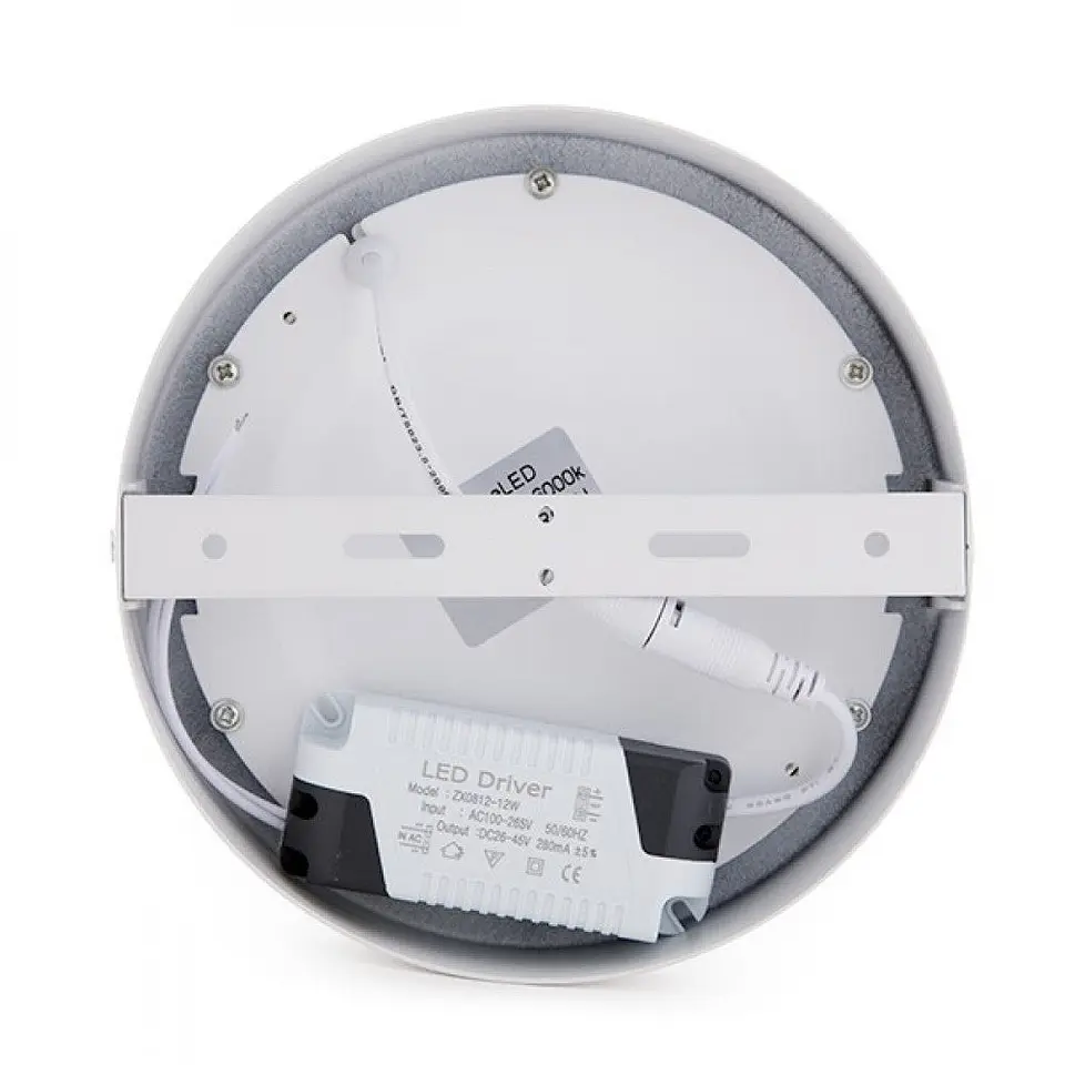 Pack de 4 plafons LED 12W 930Lm 4200ÂºK SuperfÃ­cie 40.000H [GR-MZMD01-12W-W-PK4-AP] 7