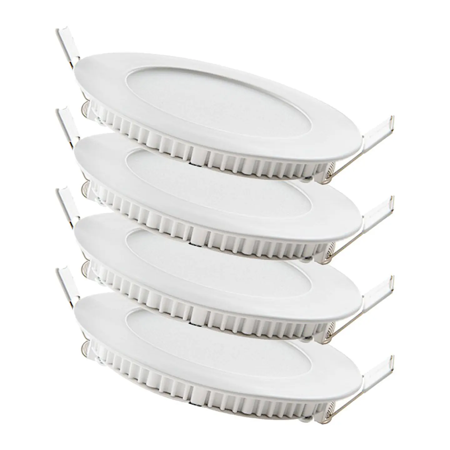 Pacote de 4 painÃ©is LED 6W 600Lm 6000ÂºK 40.000H [JL-GP-LZ-1-PK4-AP] 3