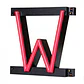 Letra LED Neon W Largura 146MmÂ Alto 161Mm Fundo 38Mm - Thumbnail 1