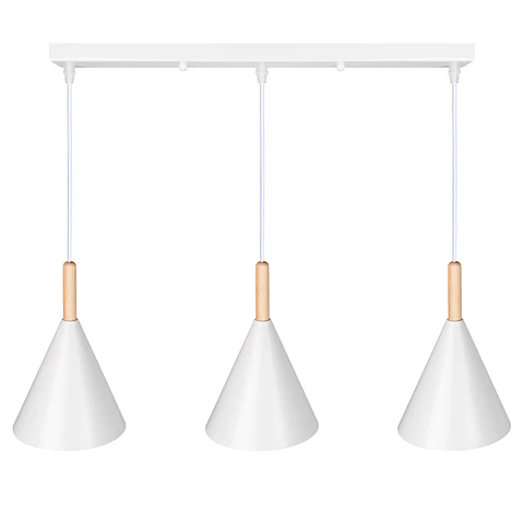 Lampada Pendurada "Madeleine" [SKD-P130-3-W]