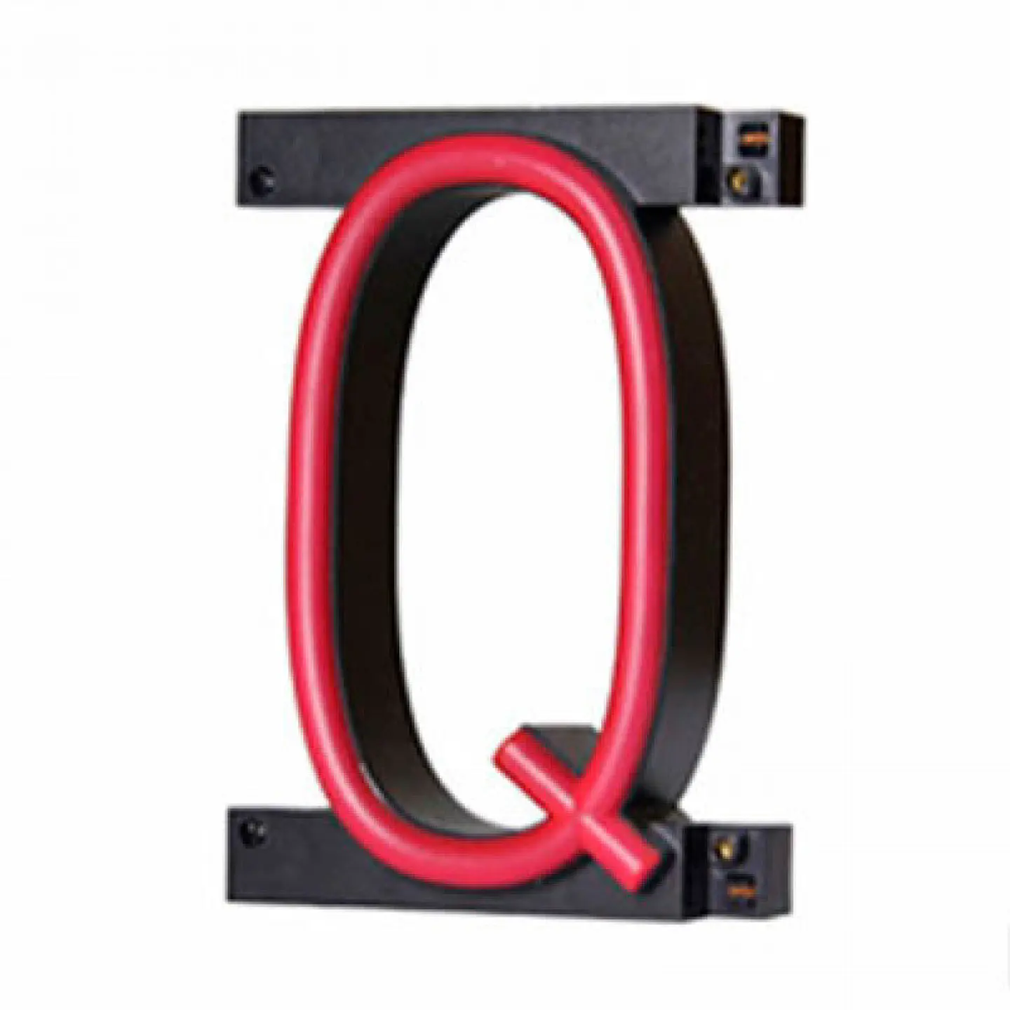 Letra LED Neon Q Largura 100MmÂ Alto 161Mm Fundo 38Mm 1