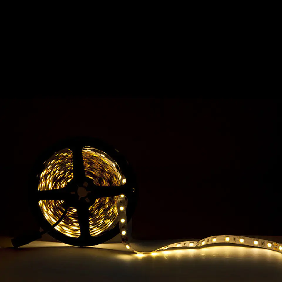 Faixa de 300 LEDs 60W 7.000Lm CRI85 6000ÂºK SMD5050 24VDC IP20 x5M 40.000H [CA-5050-60-24-CW]-Branco Frio 1