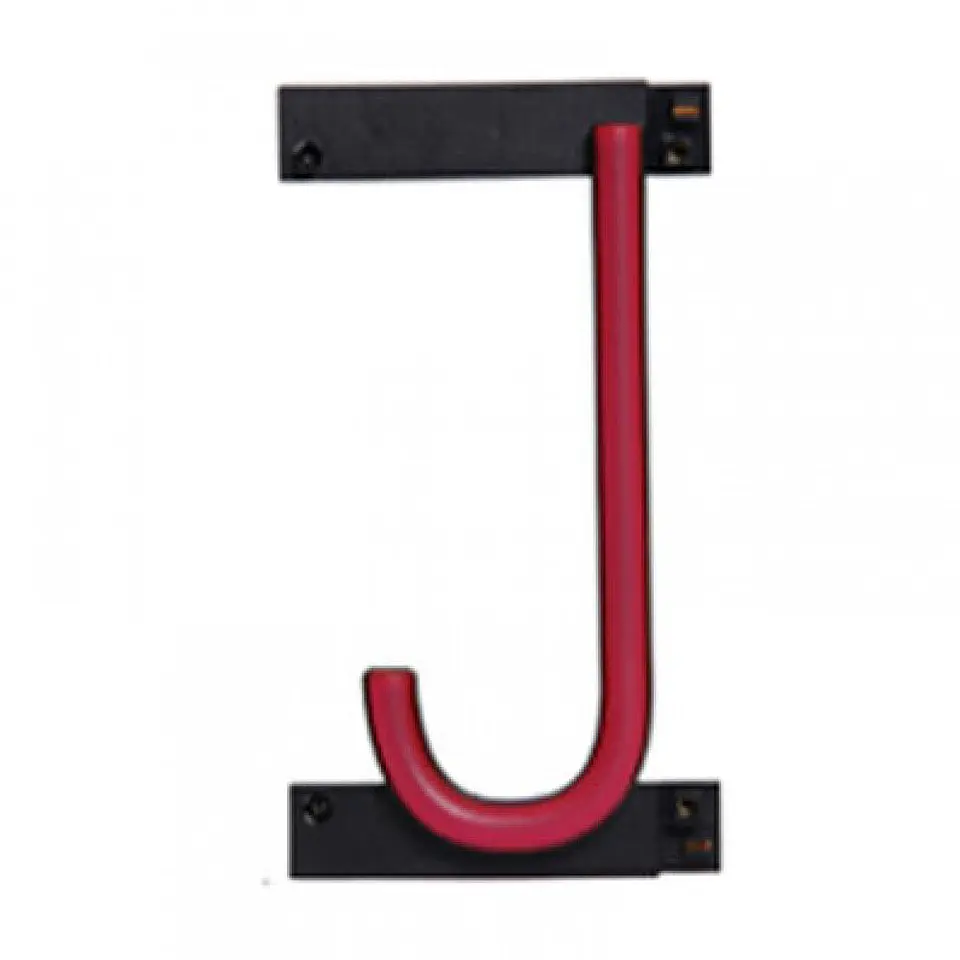 Letra LED Neon J Largura 74MmÂ Alto 161Mm Fundo 38Mm 3