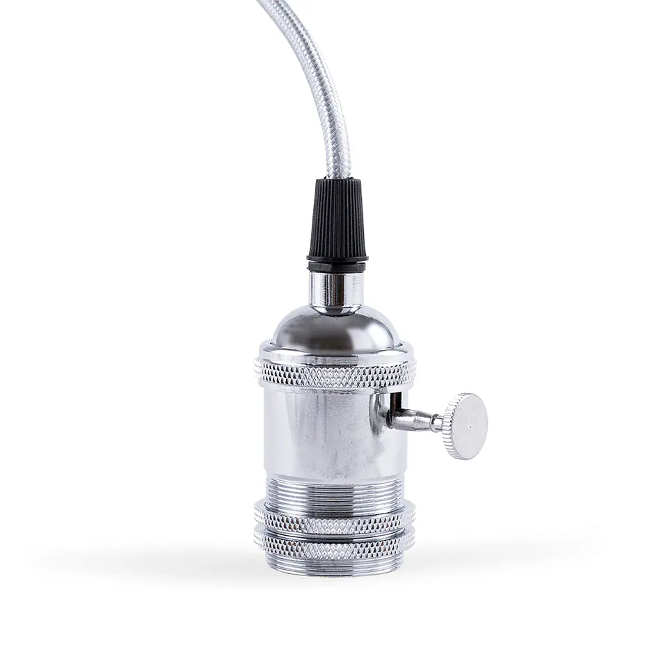 Pendel E27 Cabo 1000Mm 0,75MmÂ Tecido- Roseta SC-MPL003 [SC-MPL003] 2