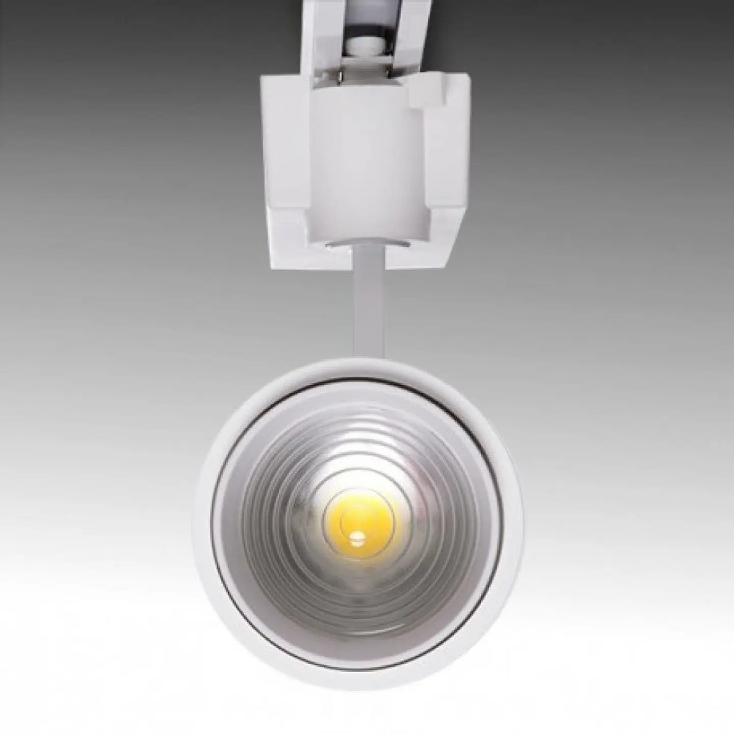 LÃ¢mpada LED para trilho 30W 2527Lm CRI90 2700ÂºK Kayla abertura variÃ¡vel trifÃ¡sica 50.000H [GMD-FTL03-T-30-WW] 2