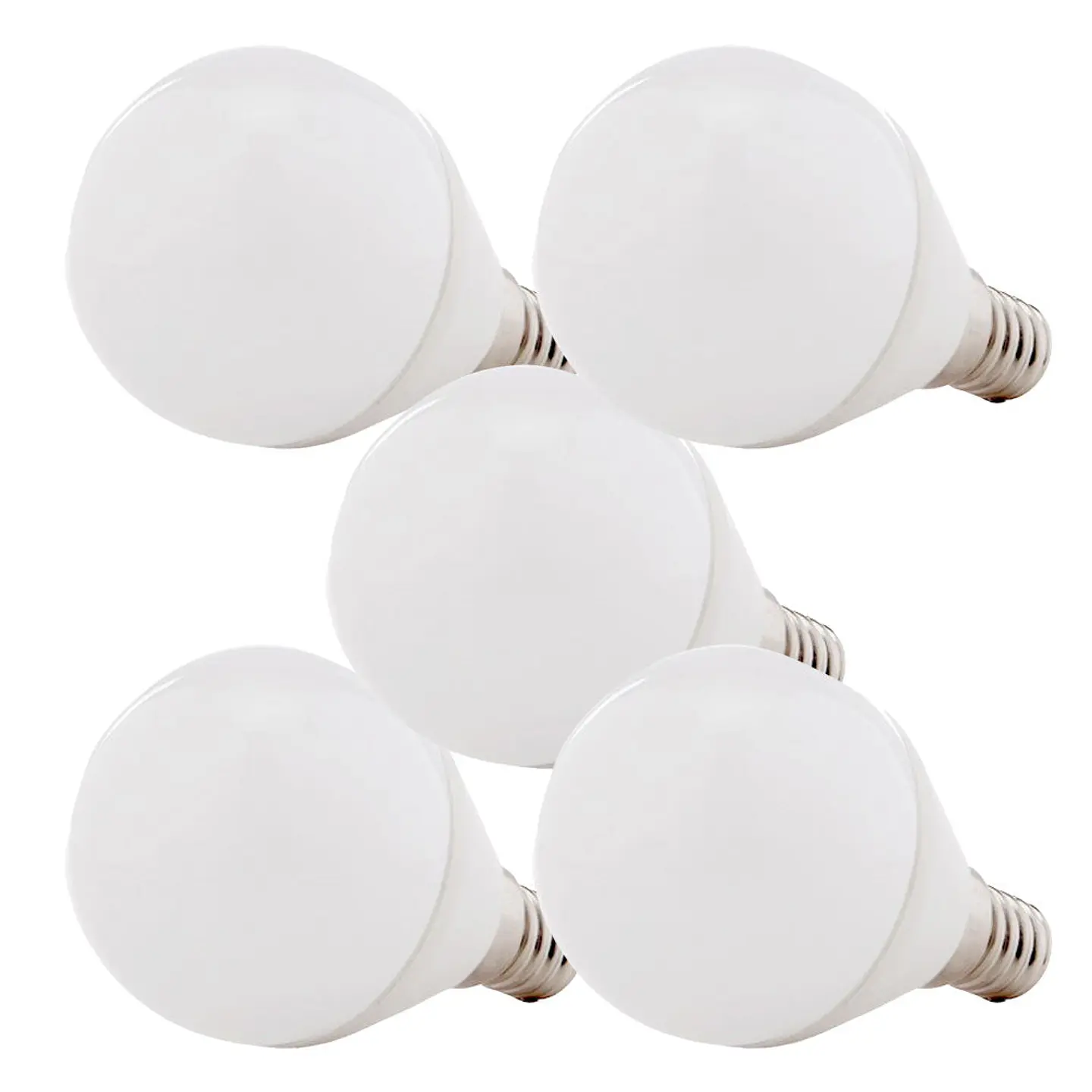 Pack 5 LÃ¢mpadas LED E14 7W 500Lm 6000ÂºK 40.000H [HO-C37-E14-7W-RC-CW-PK5-AP] 3