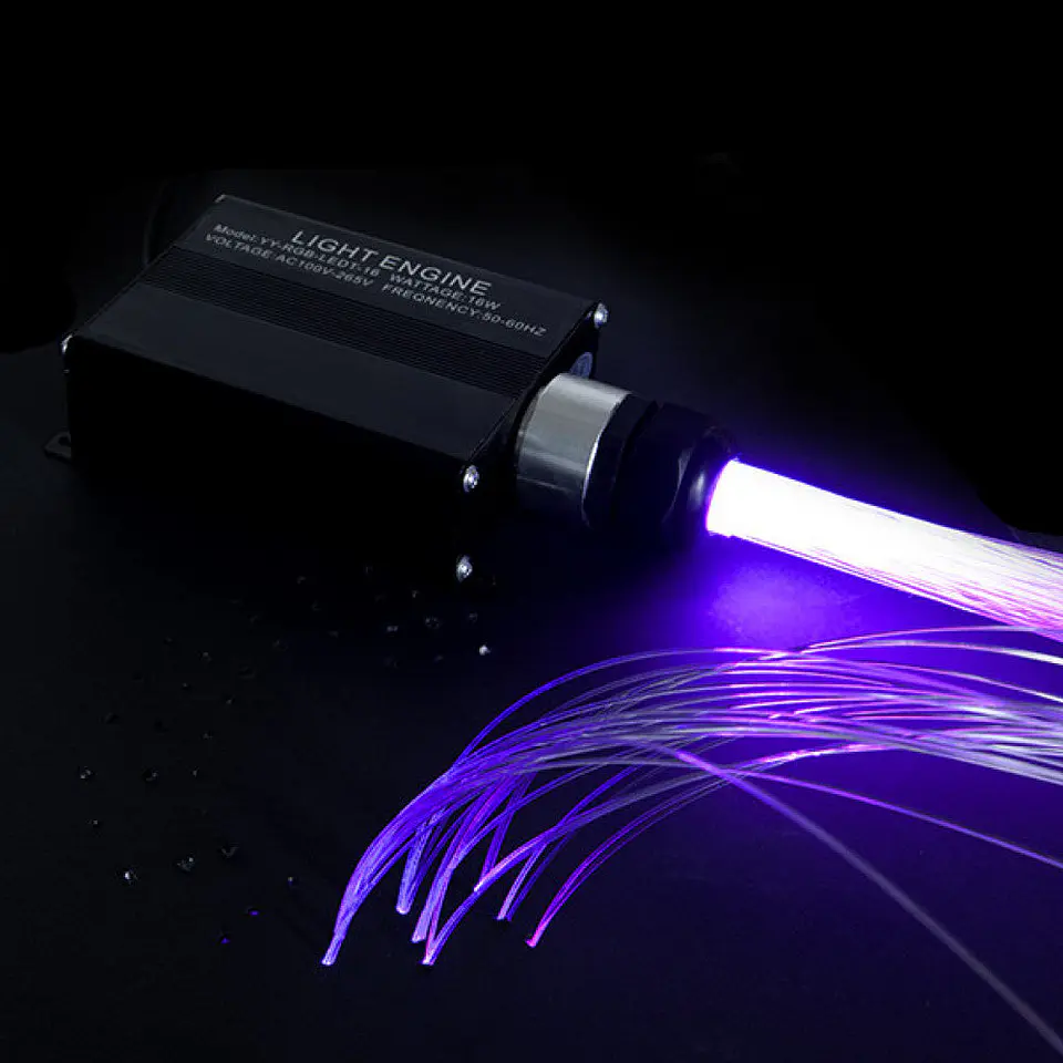 Maquina 16W Luz Fibra Ã“ptica 150 Fios 16W LED Rgb 40.000H [Ca-Mlfo-16W-150] 7