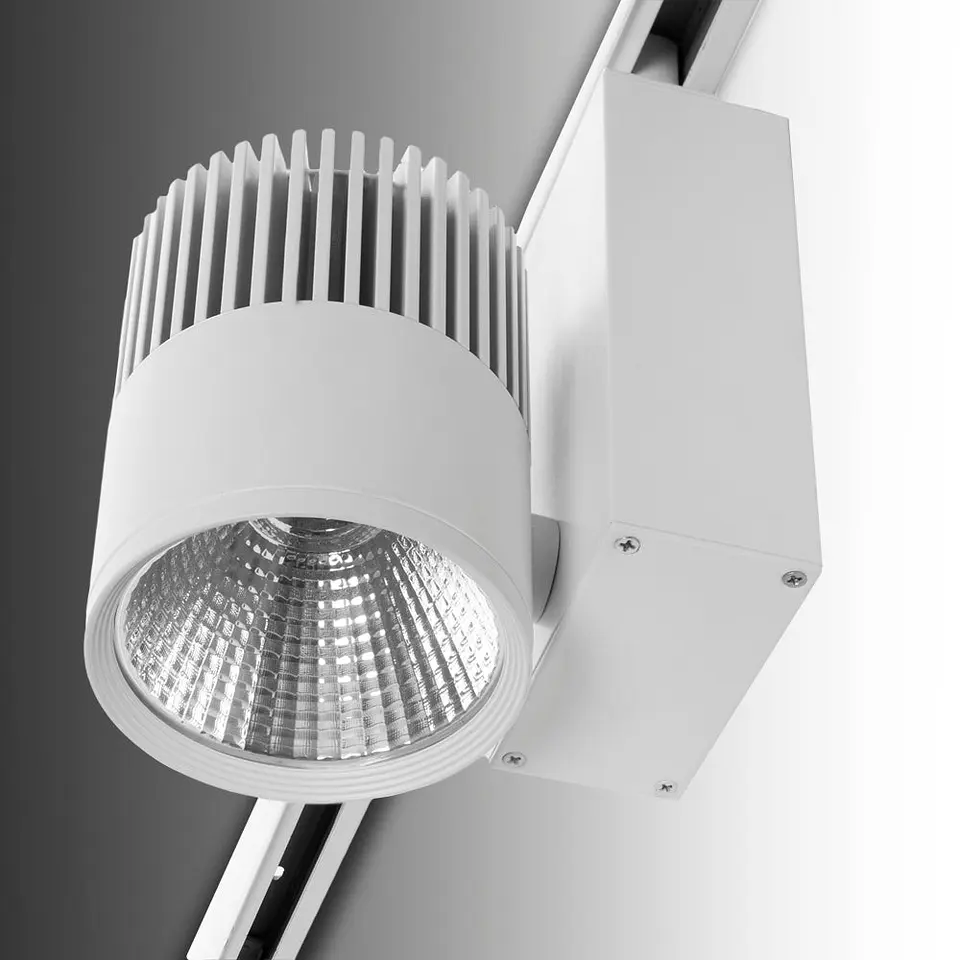 Foco LED para Carril 30W 2538Lm CRI90 2700ÂºK TrifÃ¡sico UGR17 50.000H [JW-TR30W-WHITE-WW] 1