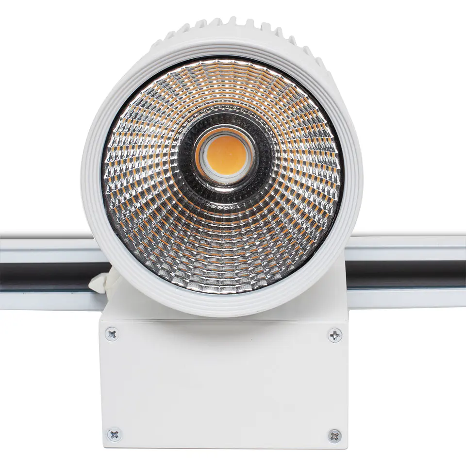 Foco LED para Carril 30W 2700Lm CRI90 4200ÂºK TrifÃ¡sico UGR17 50.000H [JW-TR30W-WHITE-W] 2