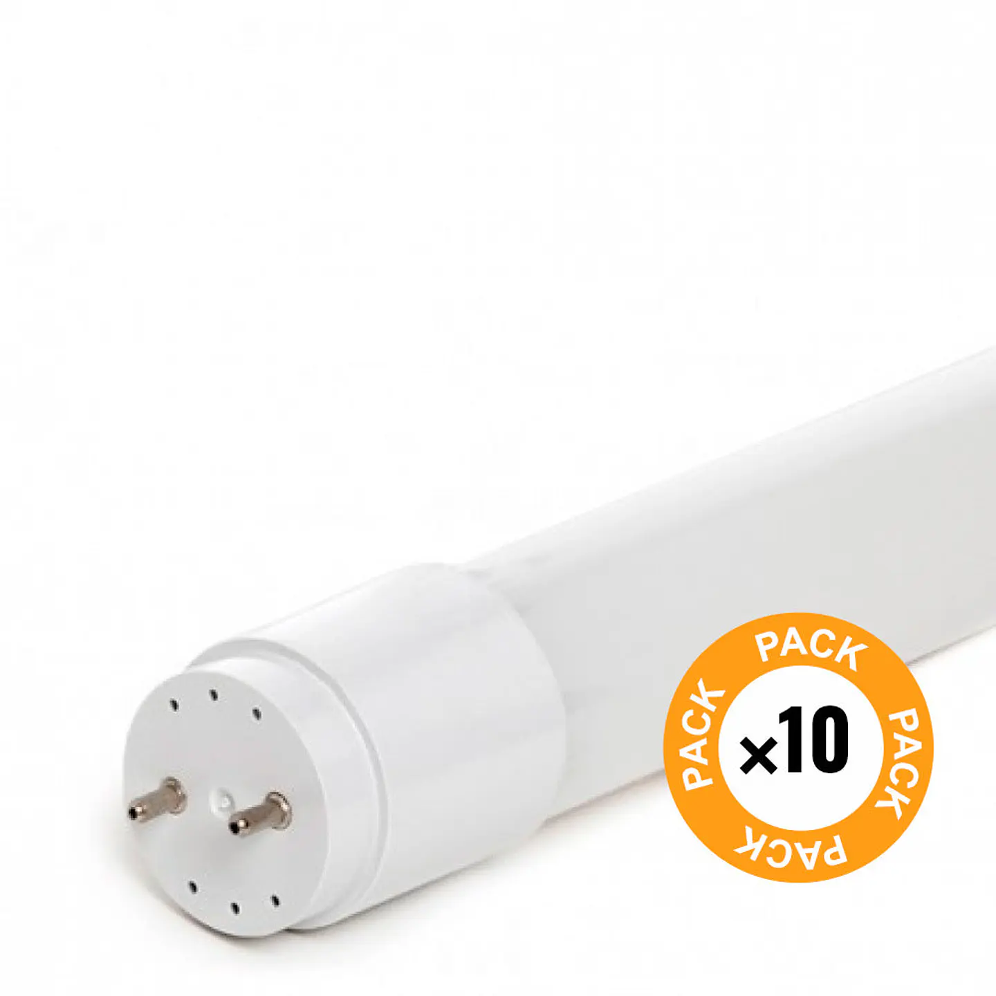 Pacote de 10 Tubos LED T8 22W 3080Lm 6000ÂºK Vidro 150Cm 40.000H [TC-T8-22WC-CW-PK10-AP] 2