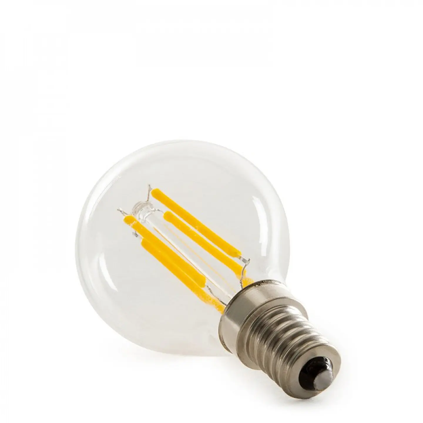 LÃ¢mpada LED E14 4W 288Lm 2000ÂºK Filamento G45 40.000H [WO-LF-G45-E14-4W-WW] 4