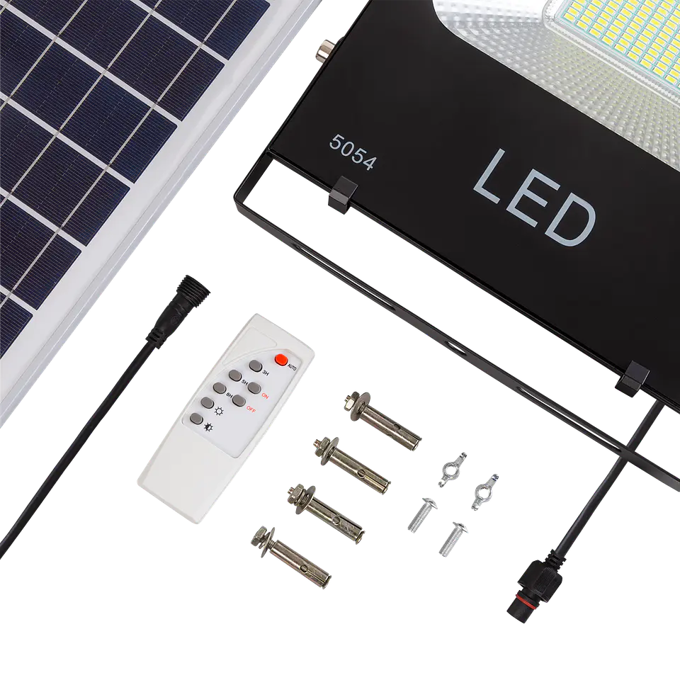 Holofote LED 100W 10.000Lm 6000ÂºK Sensor Solar 100W + Painel de Controle Remoto 6V/25W 40.000H [PL-626005-CW] 7