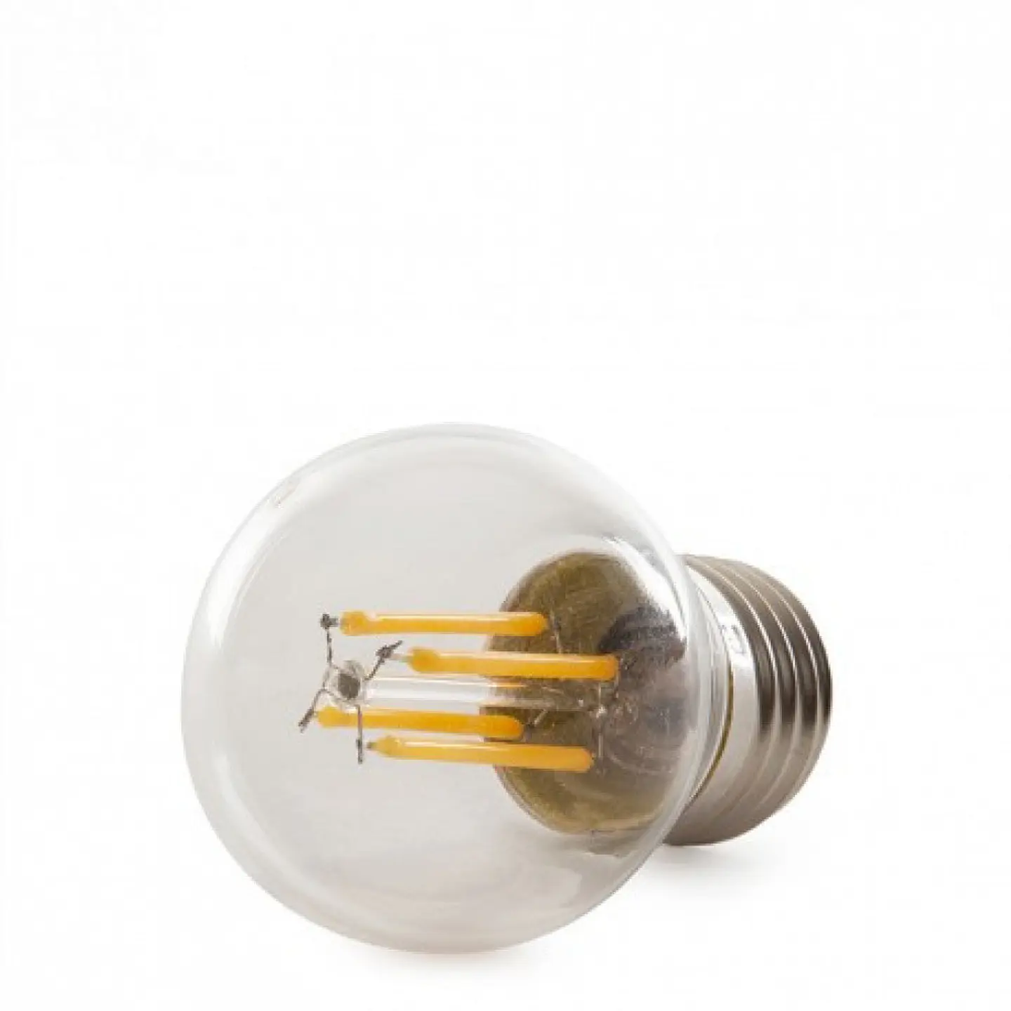 LÃ¢mpada LED E27 4W 288Lm 2700ÂºK Filamento G45 Caixa Personalizada 40.000H [WO-LF-G45-E27-4W-WW-EP06] 3