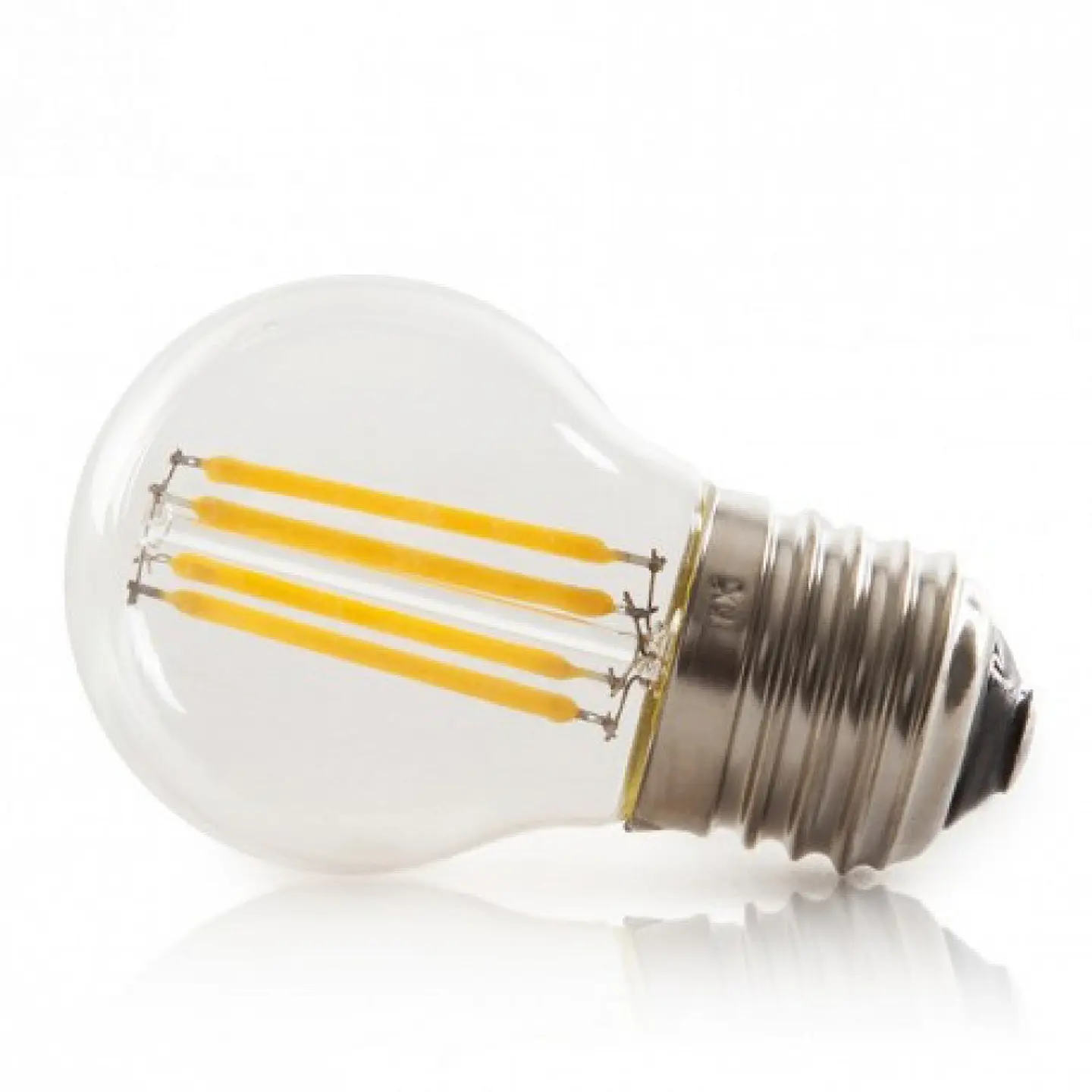 LÃ¢mpada LED E27 4W 288Lm 2700ÂºK Filamento G45 Caixa Personalizada 40.000H [WO-LF-G45-E27-4W-WW-EP06] 4