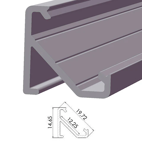 Perfil Aluminio Tipo Eco P03 2,02M