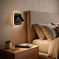 Foco LED quadrado de 9 W com saÃ­da USB-C, 630 lm, 3000 K, preto - Thumbnail 1
