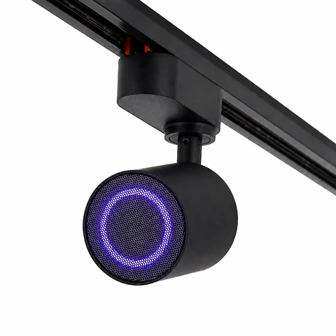 Altifalante Bluetooth monofÃ¡sico de 20 W para calha de Iluminaçao, preto