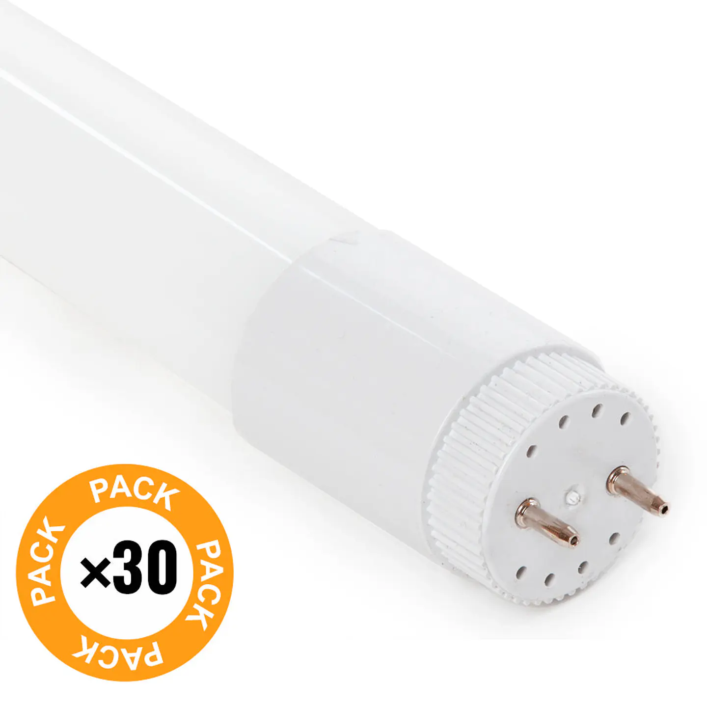 Pacote de 30 Tubos LED T8 9W 1260Lm 6000ÂºK 600mm 40.000H [HO-T8-PC-0.6M-30-CW] 2