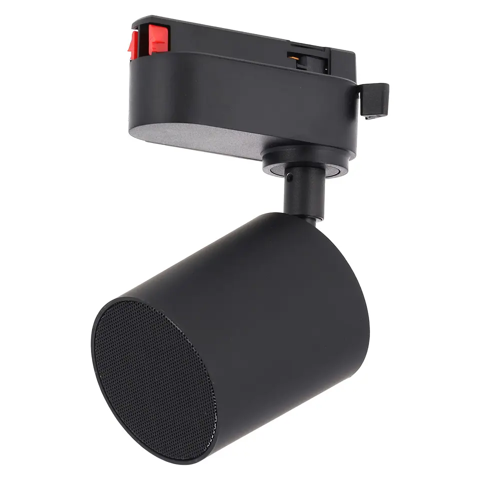 Altifalante Bluetooth monofÃ¡sico de 20 W para calha de iluminaÃ§Ã£o, preto 2