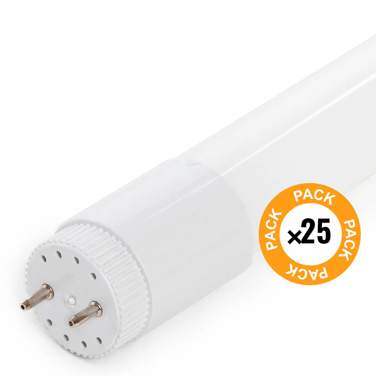 Pacote de 25 Tubos LED T8 9W 1260Lm 6000ÂºK Vidro 60Cm 40.000H [HO-LM1056-CW] 2